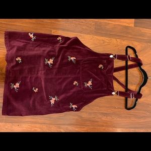 Topshop Pinafora Mini Dress